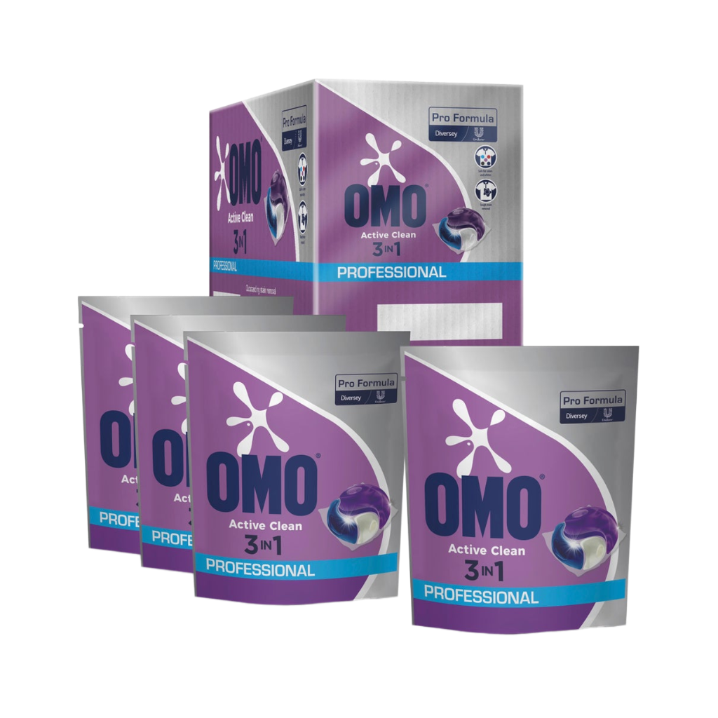 OMO Pro Formula Active Clean 3in1 - Vaskekapsler 4x80 stk.